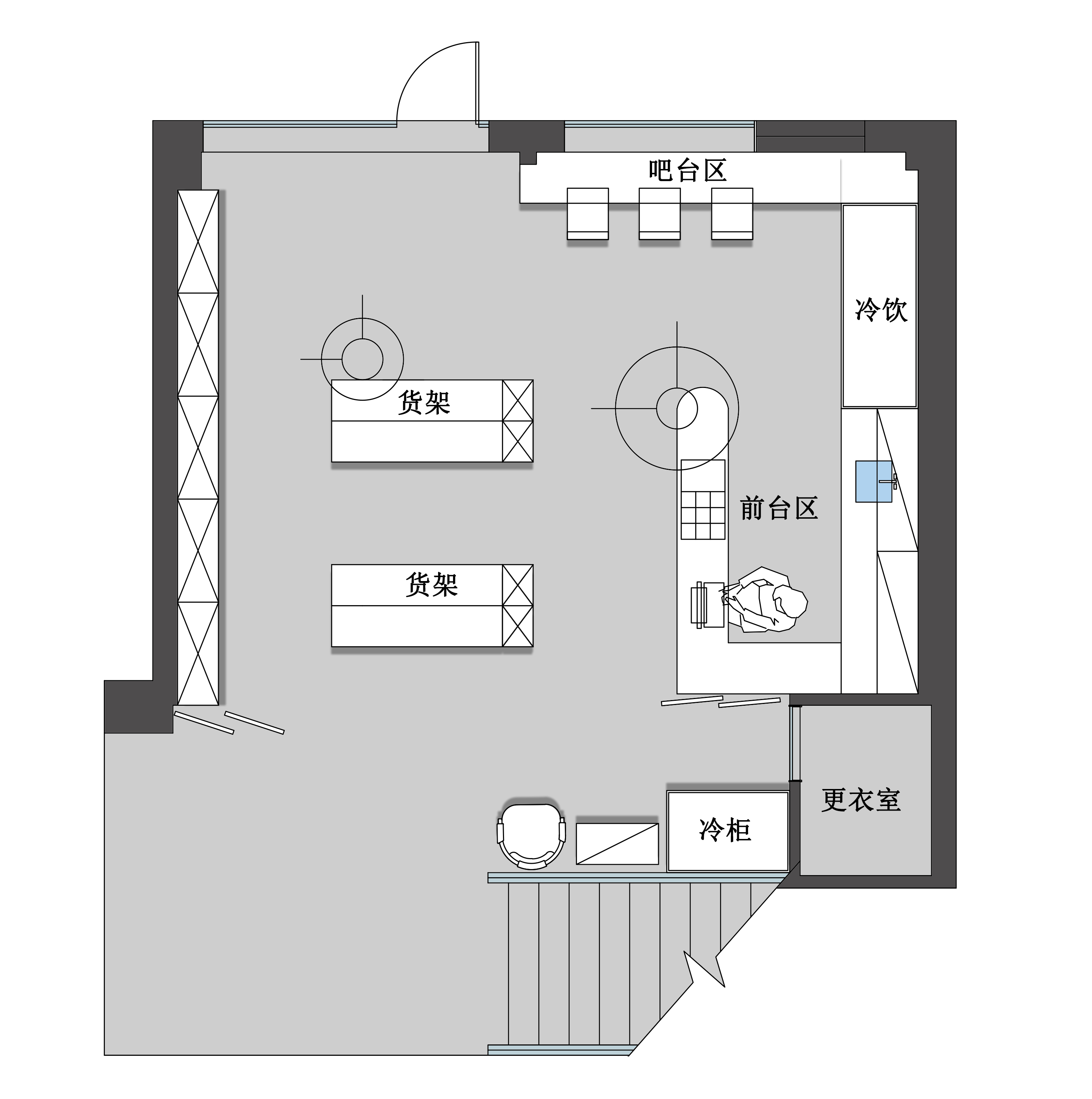 赛博朋克风 24H 便利店设计丨中国合肥丨麻吉空间联合设计机构 总监组-15