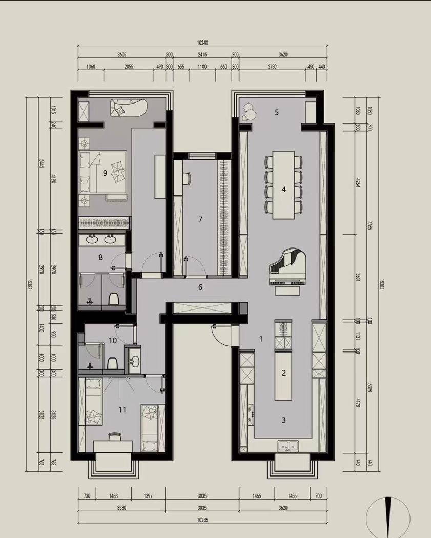 极简平层空间设计丨王怡琳设计工作室-67