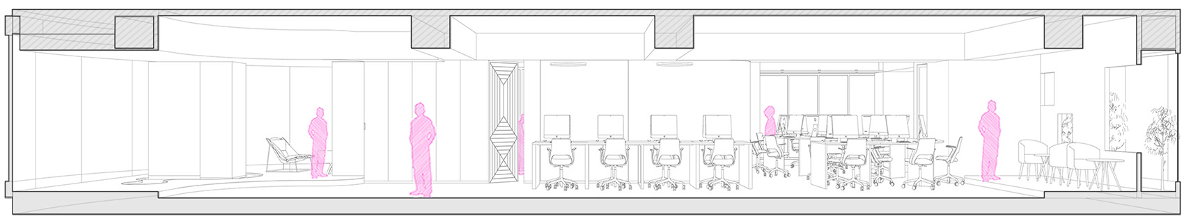 三千服饰办公室，南京 / 反几建筑-47