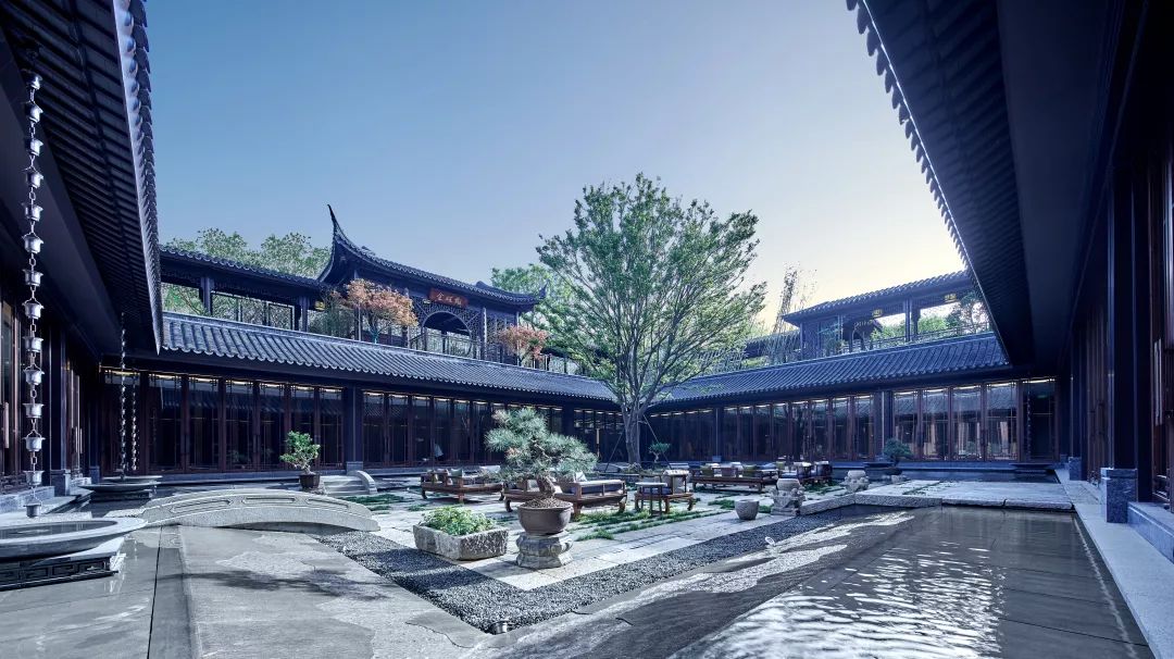 新中式美学大宅,传承中国建筑之美-96