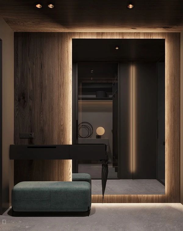 现代简约玄关设计-106