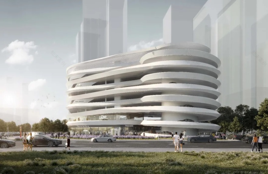 GWP丨东莞CBD示范性立体停车楼 建筑设计 丨中国广东-21