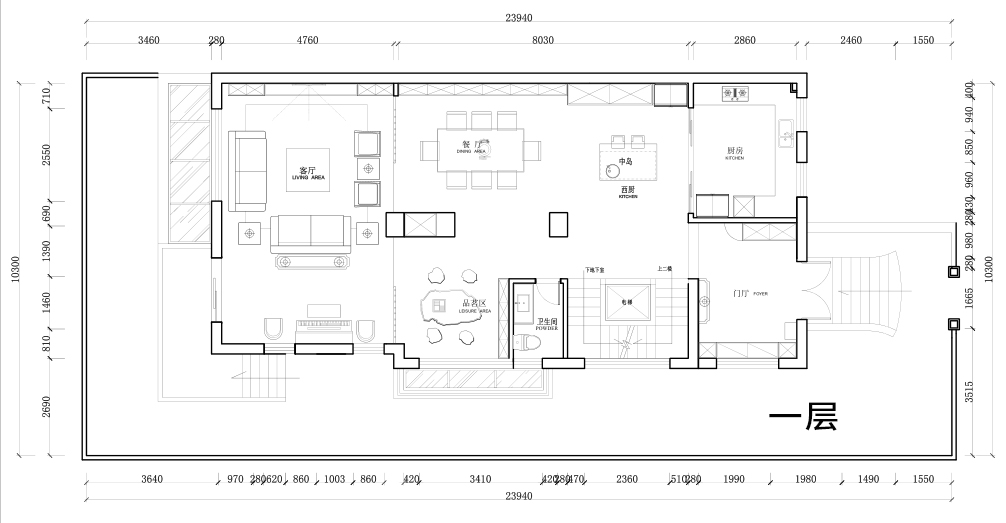 英郡雷丁轻奢别墅设计丨T6国际设计-12