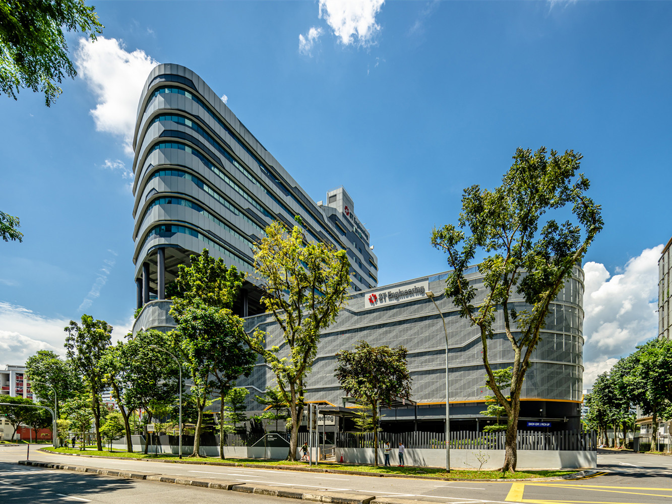 新加坡 ST Engineering 智能城市和网络中心丨京都建筑事务所-3