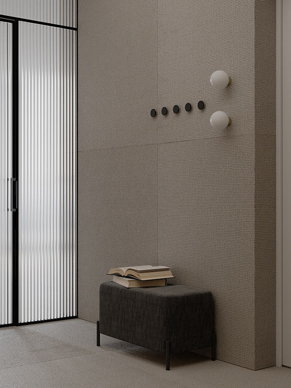 96.61㎡简约风公寓设计 回归家的质朴与纯粹            
            -1