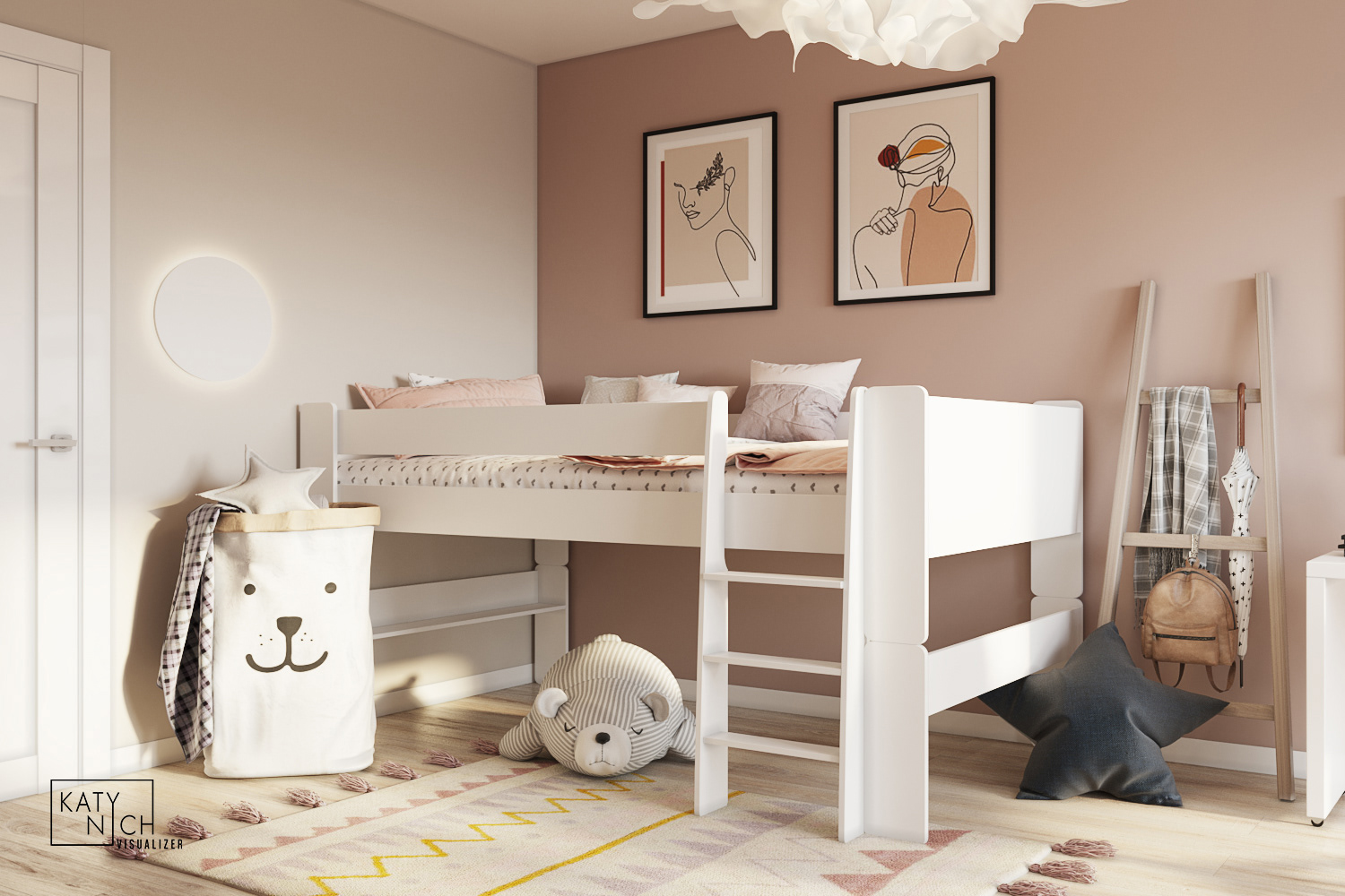 女孩儿童房丨德国-8