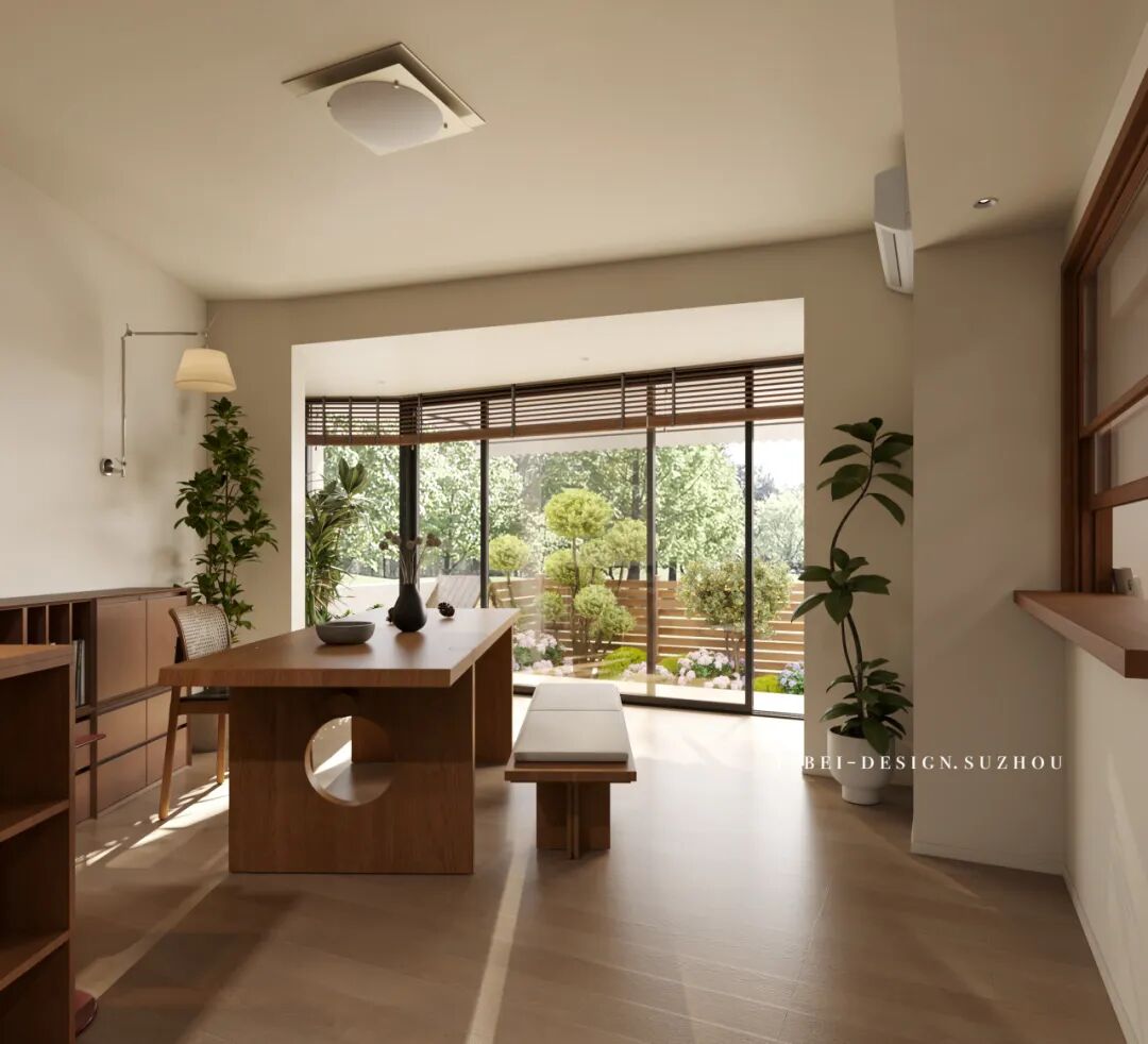 一席茶桌 一方院落丨家装设计丨YIBEI DESIGN SUZHOU-11