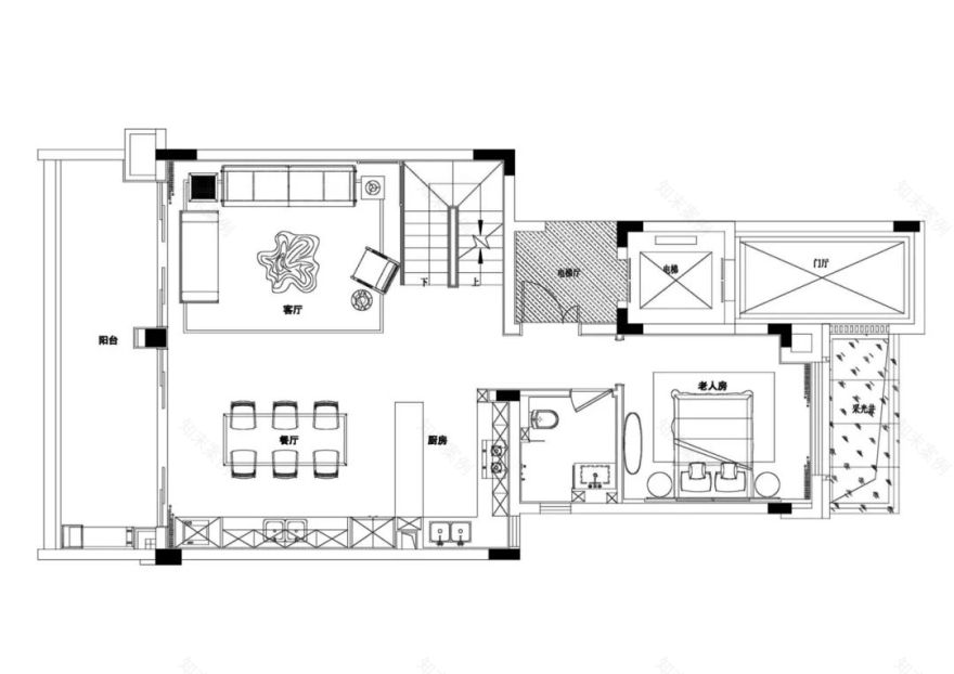长沙建发松雅院下叠样板间丨中国长沙丨元禾大千(软装),深圳盘石设计有限公司(硬装)-15