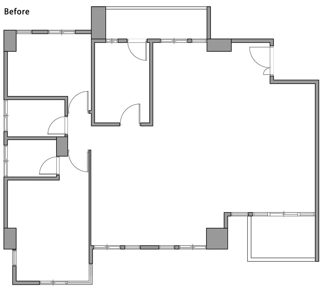 新澄设计 | 165m2 纯白空气感亲子宅，纯粹的生活本质！-2