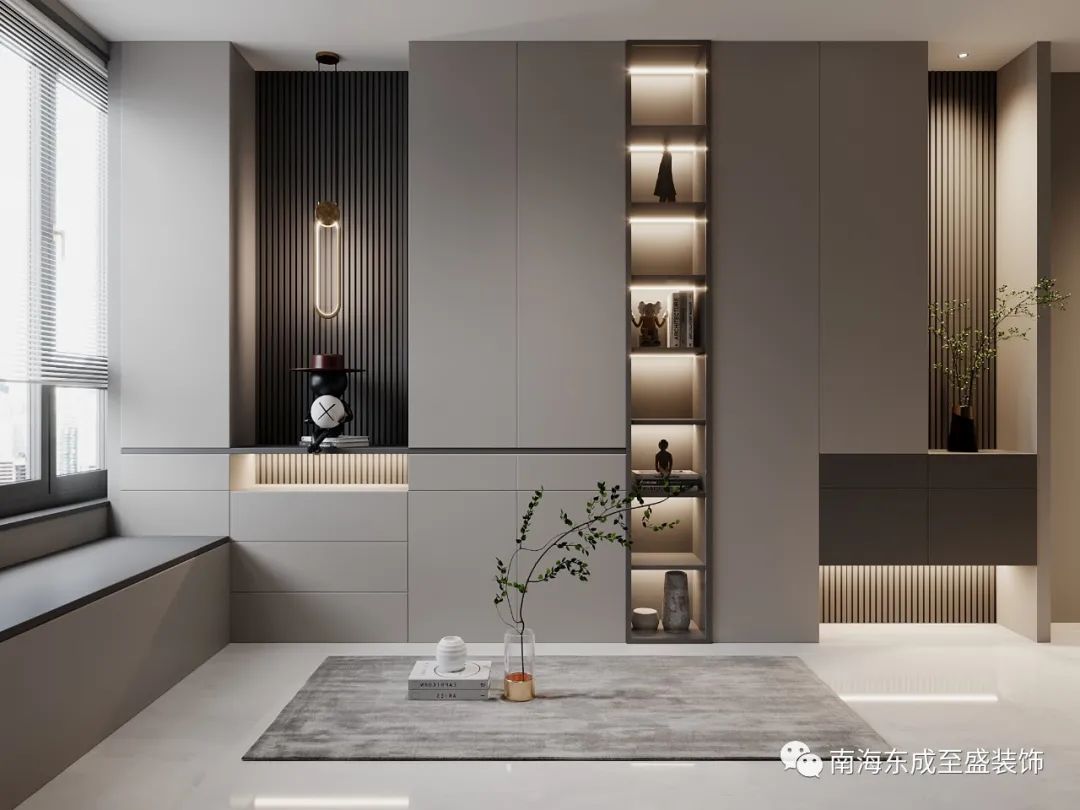 佛山绿岛明珠 · 现代简约舒适家居空间设计丨中国佛山丨佛山市南海东成至盛装饰有限公司-15