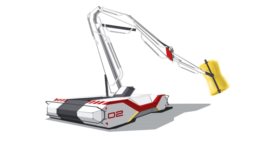 次世代智能清洗--海航量子智能飞机清洗机器人-30