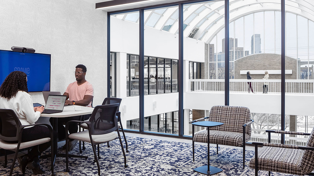 河畔灵动办公空间——Gensler 打造 Gravie 科技总部-4