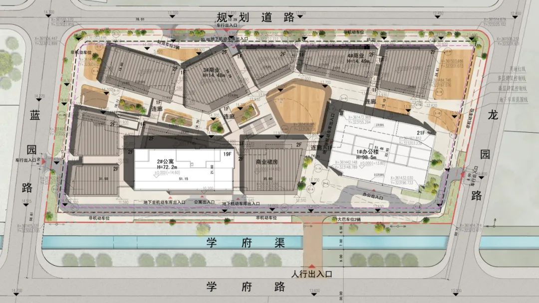 南京江北新区学府路商办项目丨中国南京丨刘荣广伍振民建筑师有限公司-15