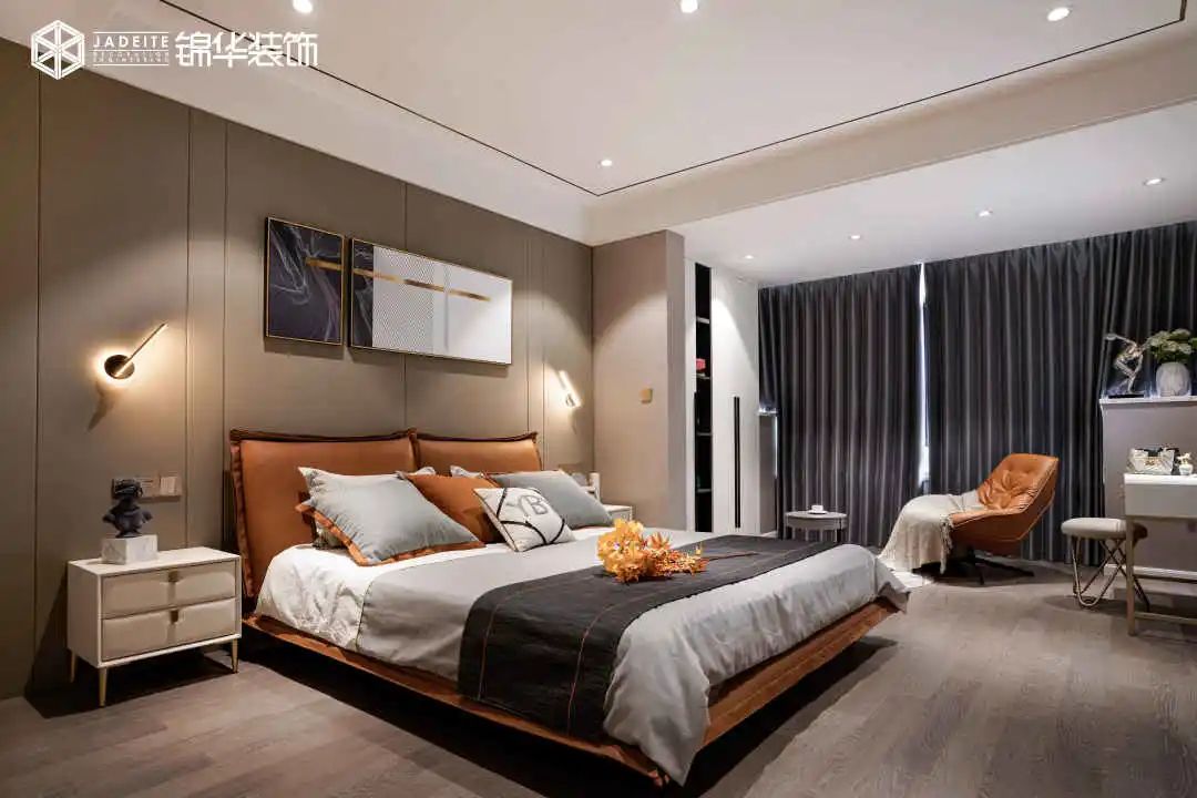 现代简约之家丨江苏锦华装饰-19