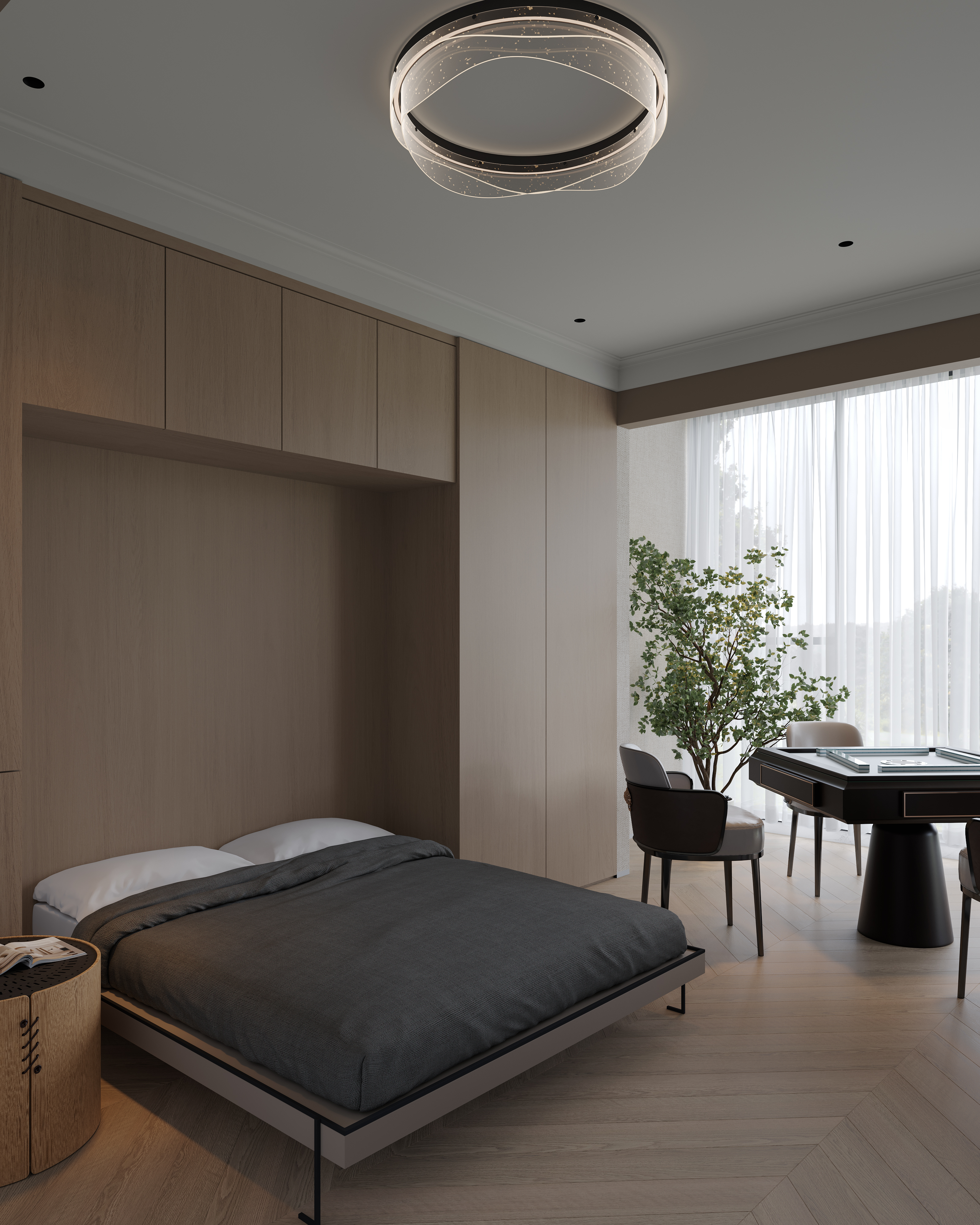 复古家装客餐厅-7