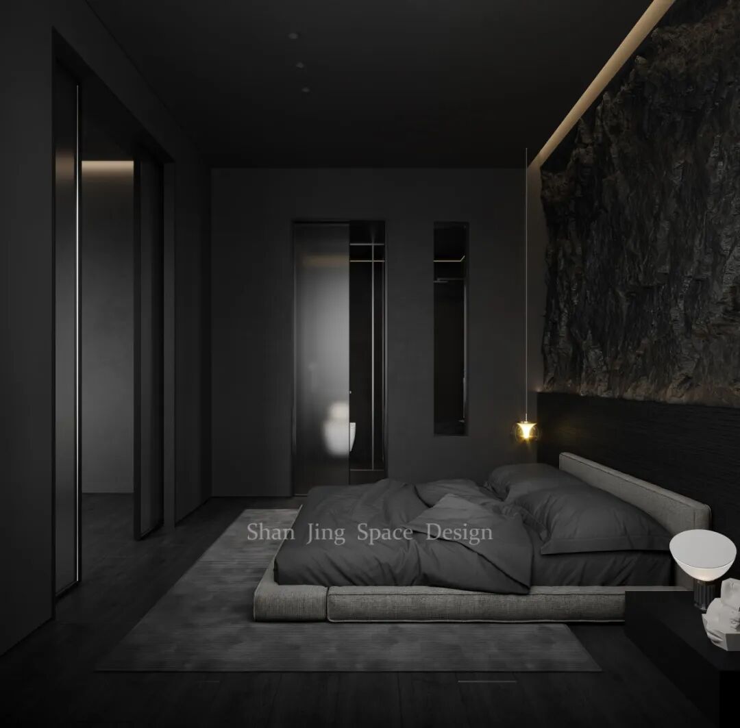 山境空间新案 |暗黑之境 |享受纯粹的墨色空间-79