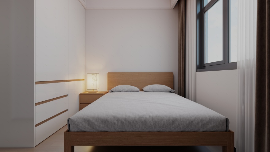 正弘毓秀·129㎡新中式原木极简大平层-7