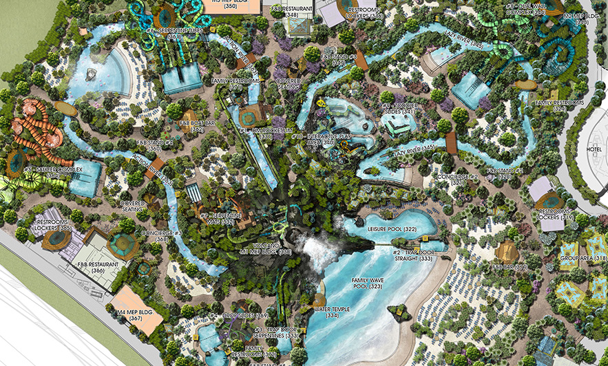 Volcano Bay | Theme Park Layout Design-20