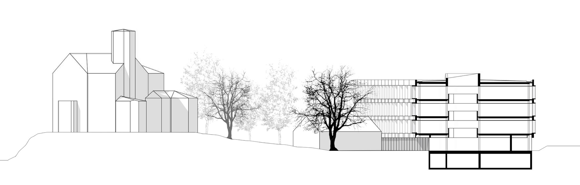 历史公园边的混搭办公建筑-30