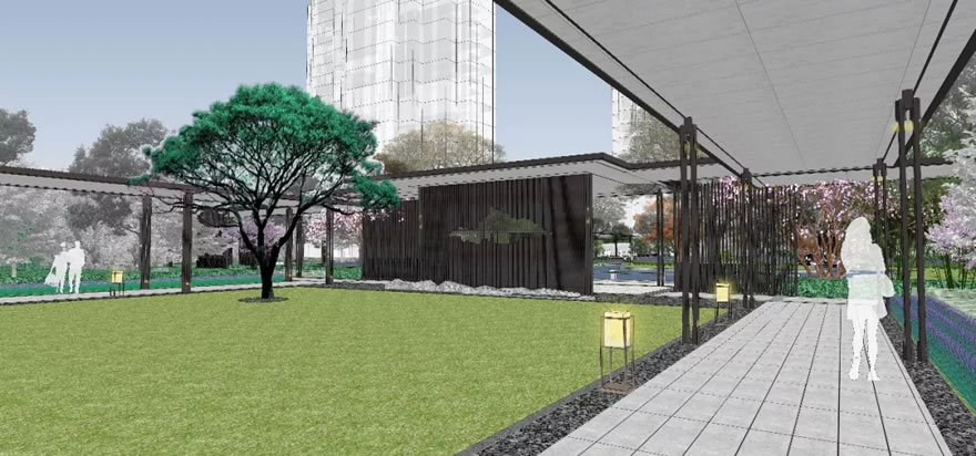 姚江湾·天源 | 现代景观中的古典诗意-39