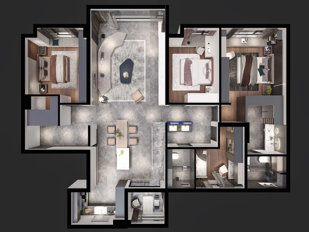云宿 · 宁静泰州住宅丨中国泰州丨芈茉设计-13