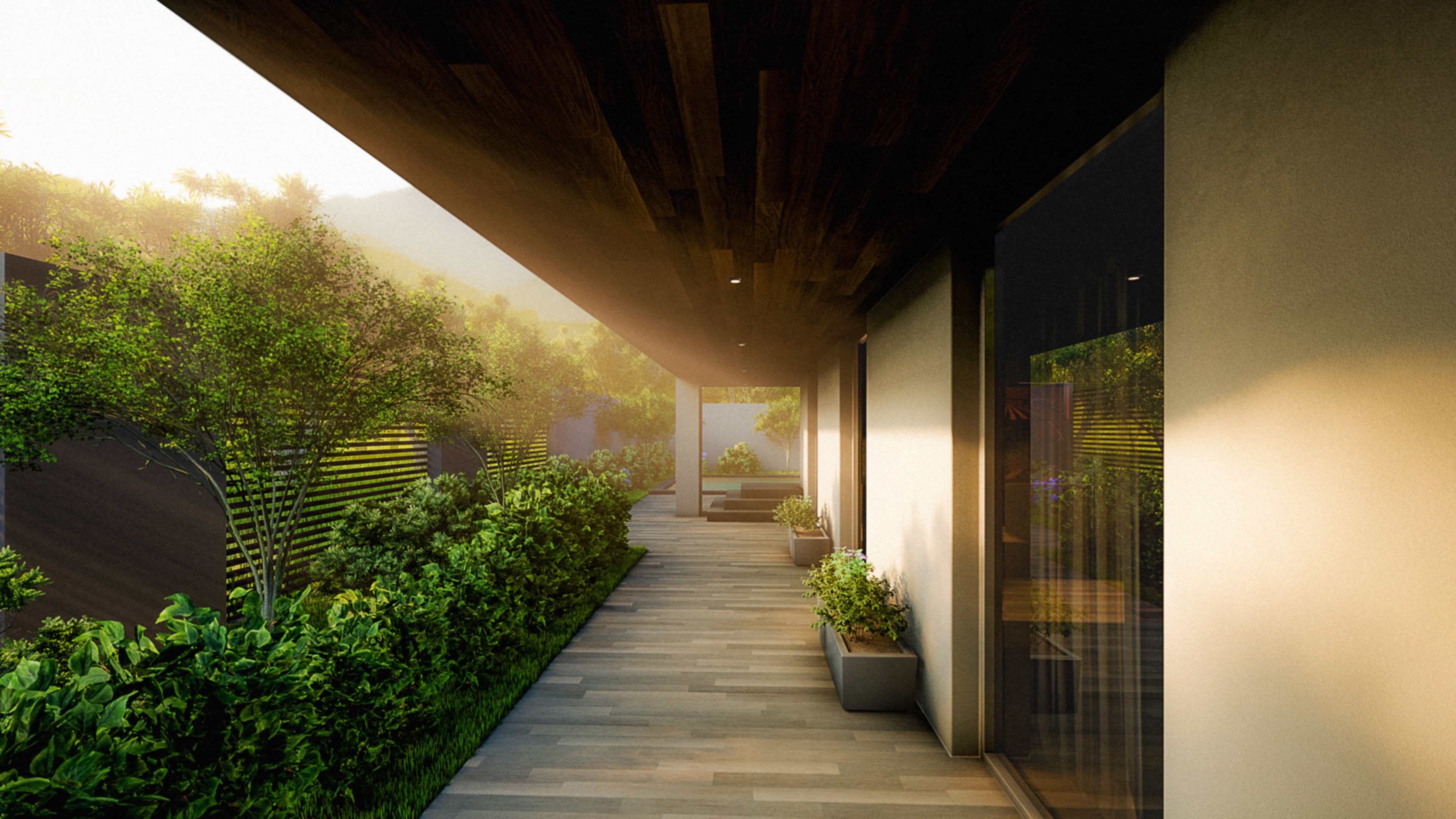 Modern House - 3D Visualization and Animation-4