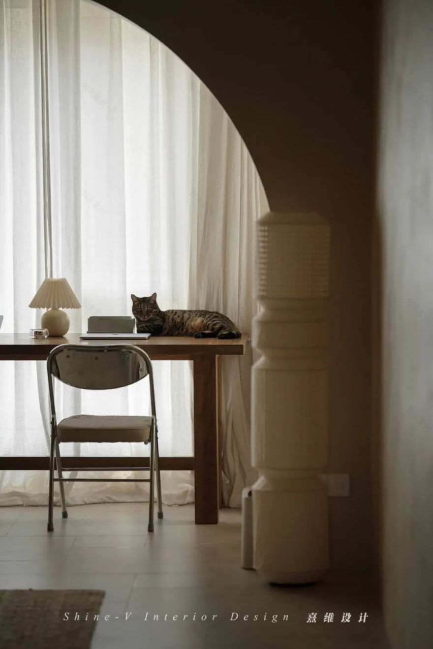 《织巢》 | 微水泥与贝壳砖的侘寂之美-54