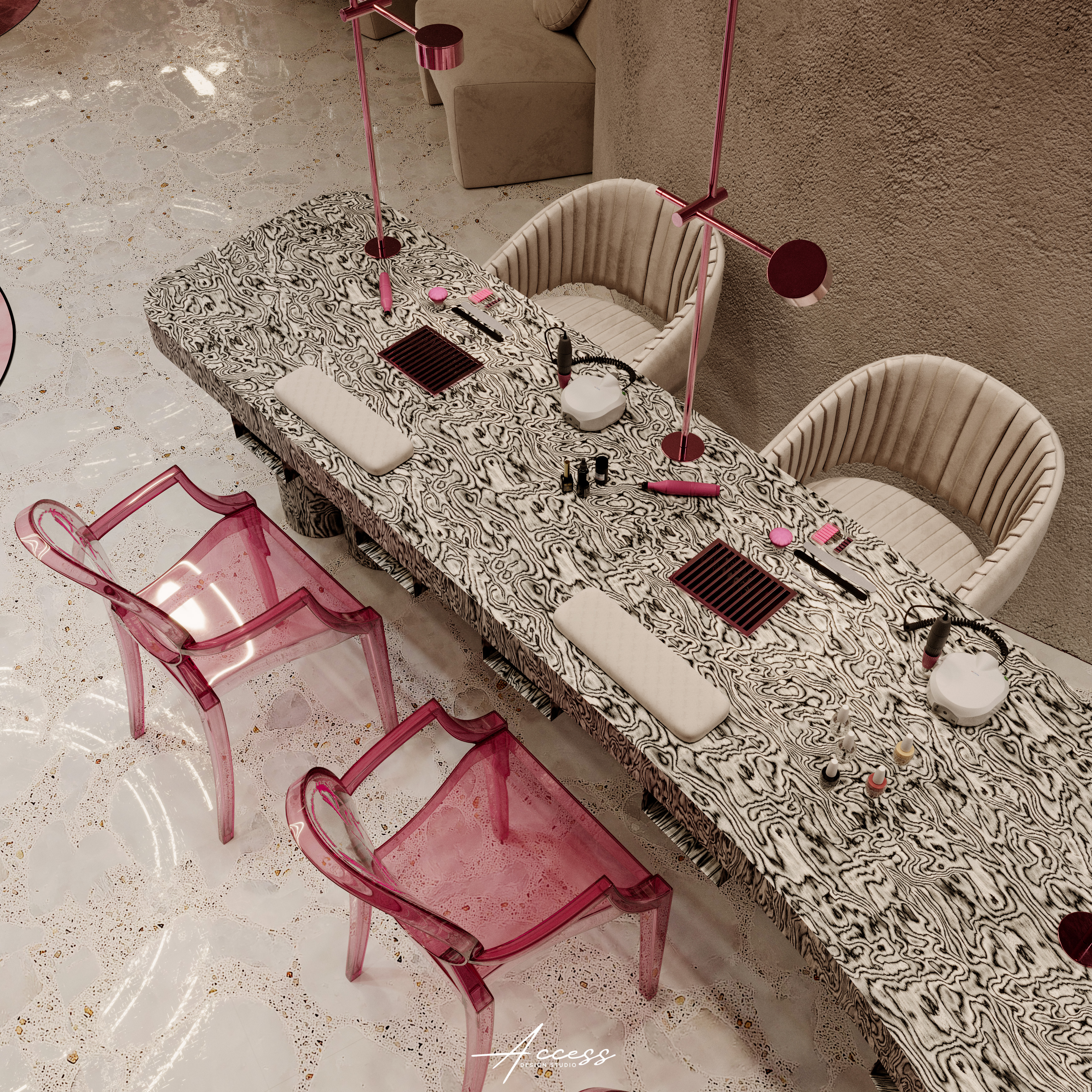 芭比世界美容院丨Access Design-14