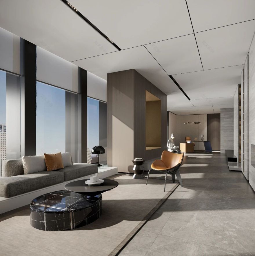 杭州现代企业办公空间设计丨中国杭州丨大麦设计-12