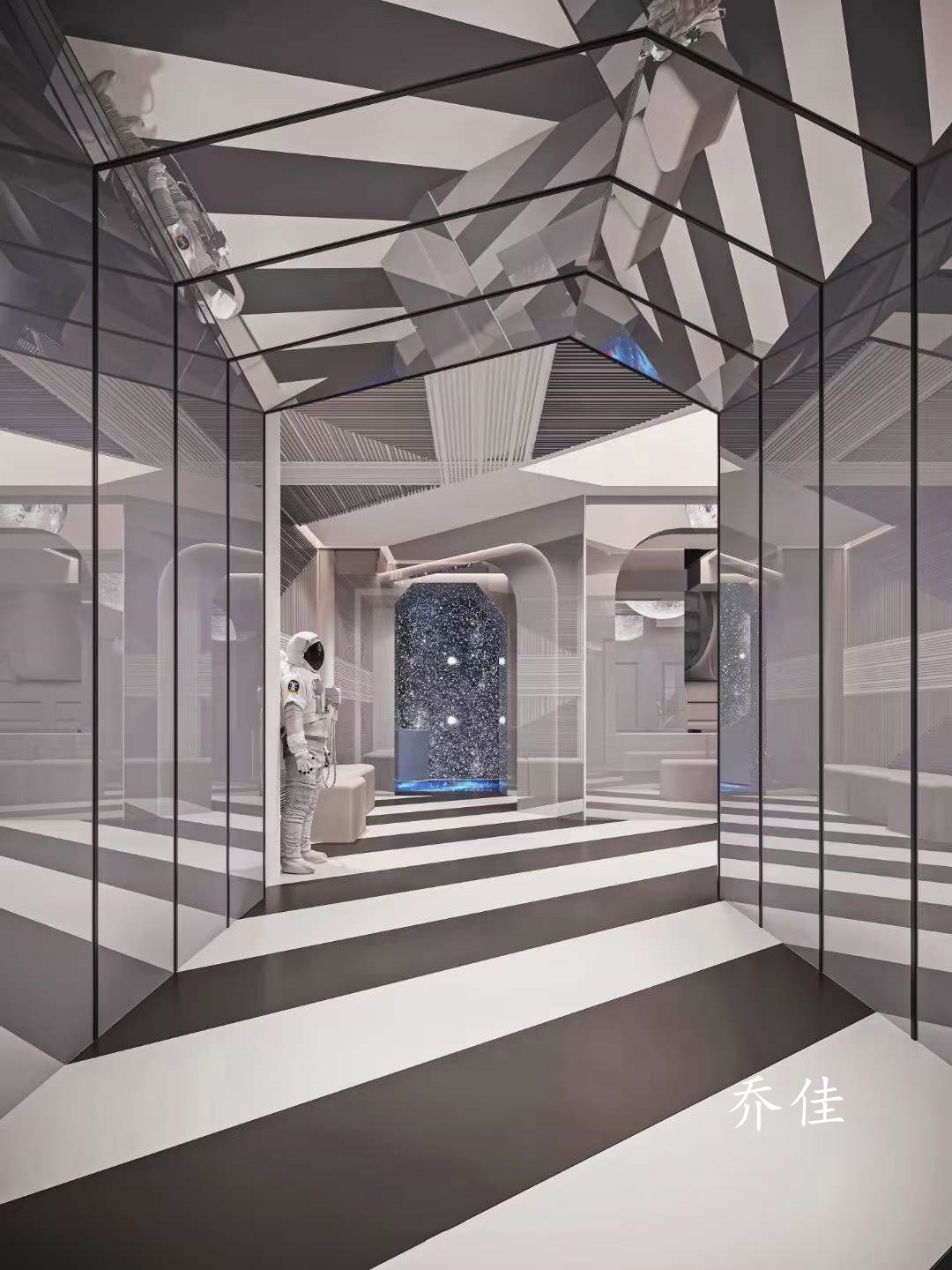 高科技游乐园高大上的感觉 ​#科技游乐场#工装设计-4
