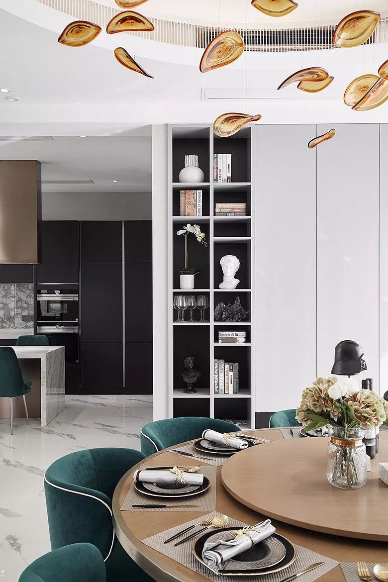 嵌入式餐边柜酒柜设计，实用与情趣两不误-42