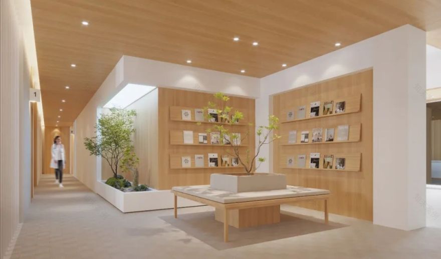 原木之魅 · 天津惠田医馆的宁静设计丨中国天津丨丹森建筑设计-17
