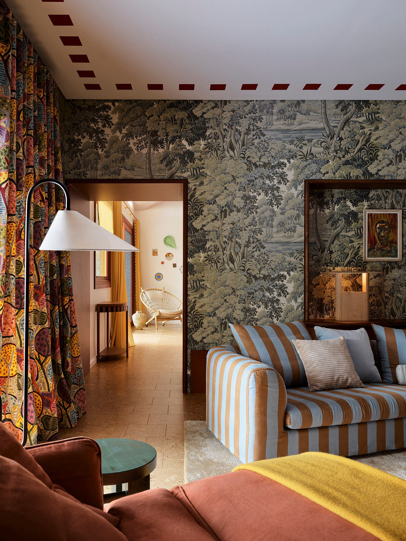 Plantasia: Surreal Family Retreat Drenched in Botanical Color Tones-4