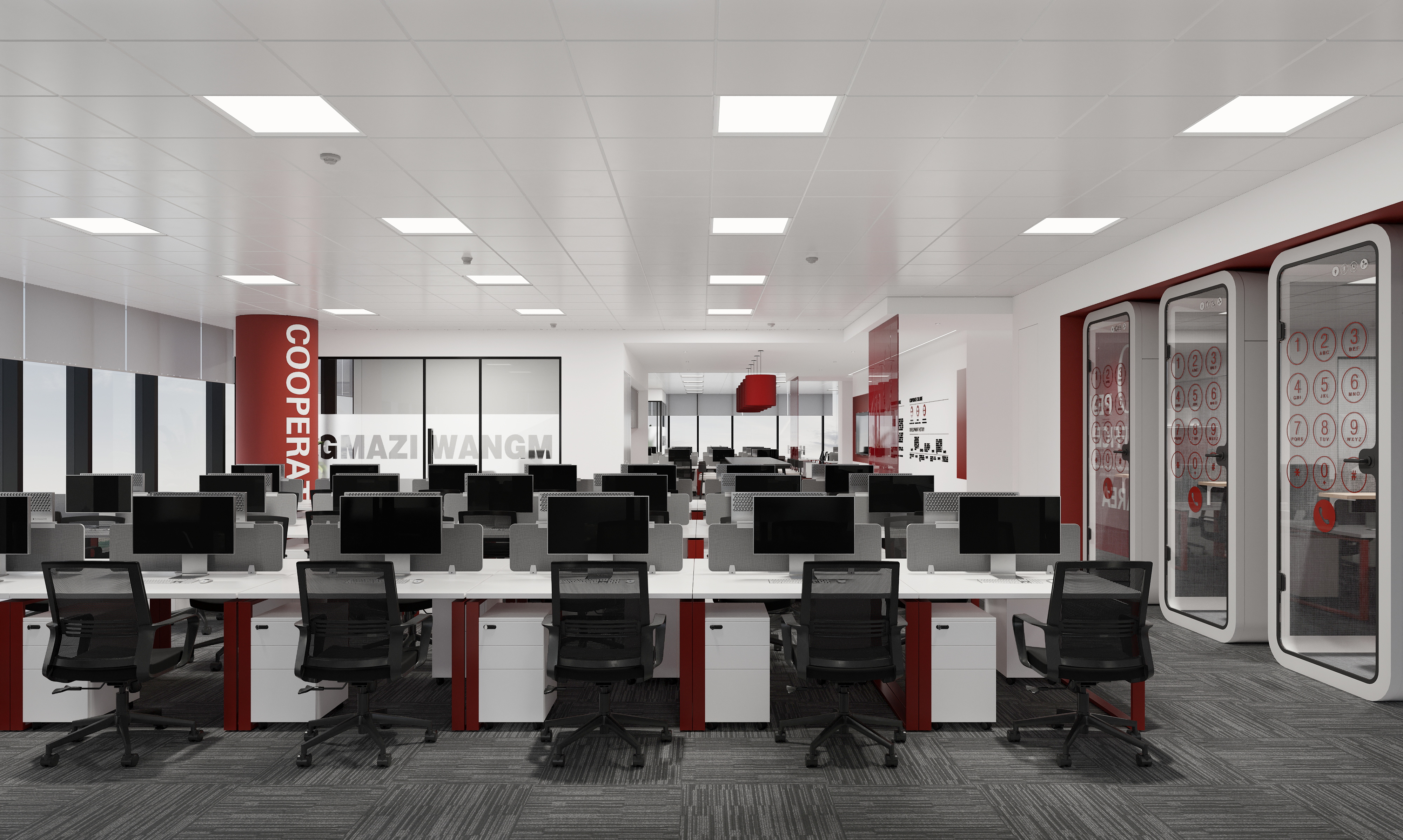 广州王麻子电子商务办公室丨中国广州丨云梯建筑空间设计-14