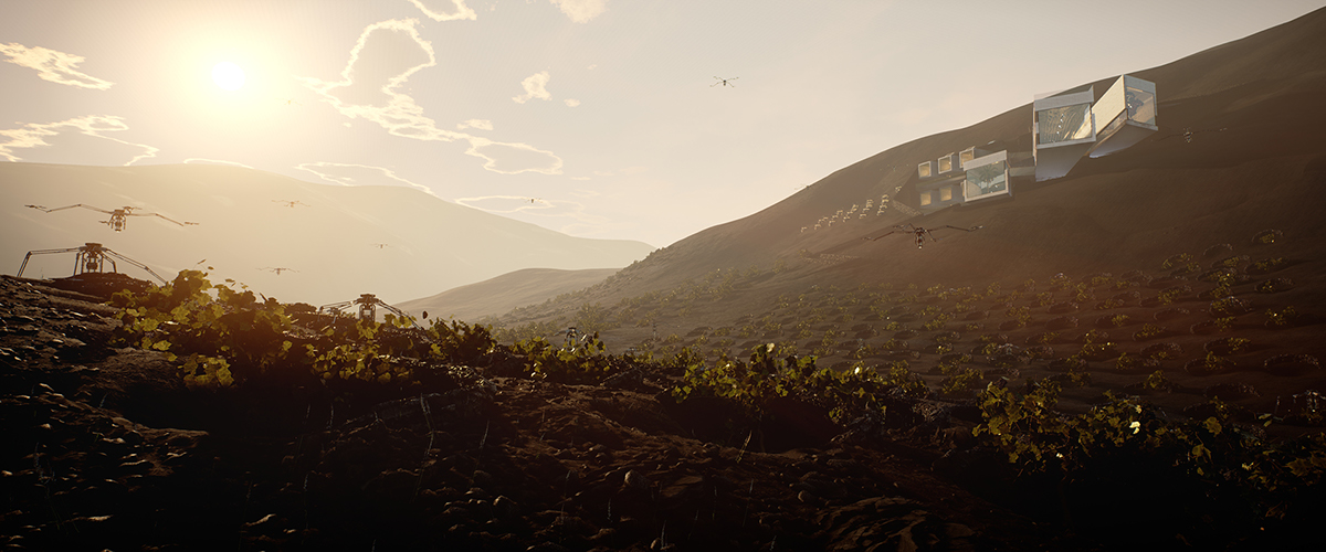 火山之上的高科技酒庄——实时渲染的惊艳之作-9