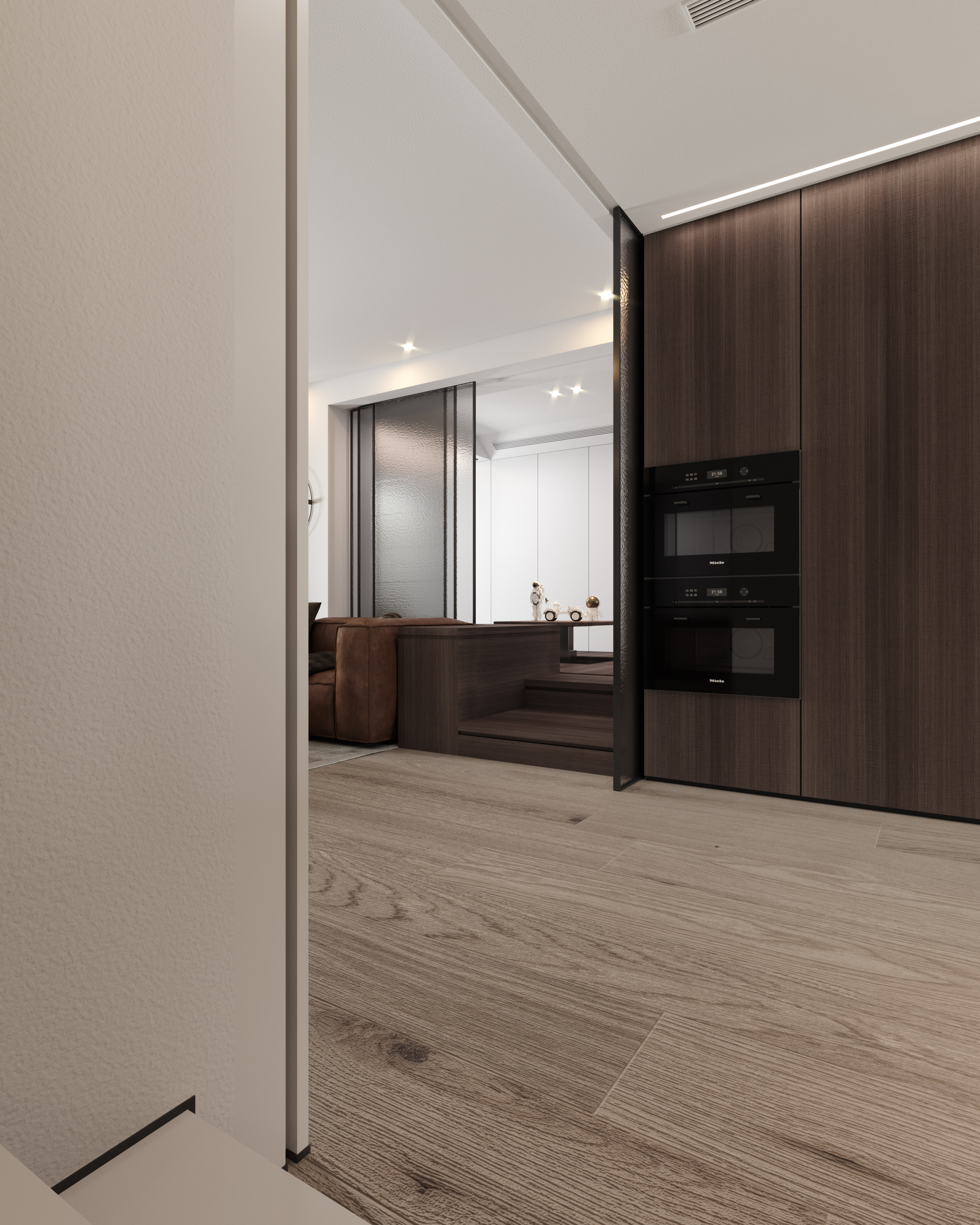 厦门林振宗设计事务所 | 现代简约风平层设计-15