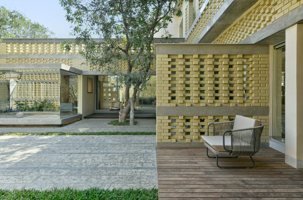 砖面具的房子 · 印度 Hyderabad 的退休住宅设计丨Baba Sashank,Vindhya Guduru-61