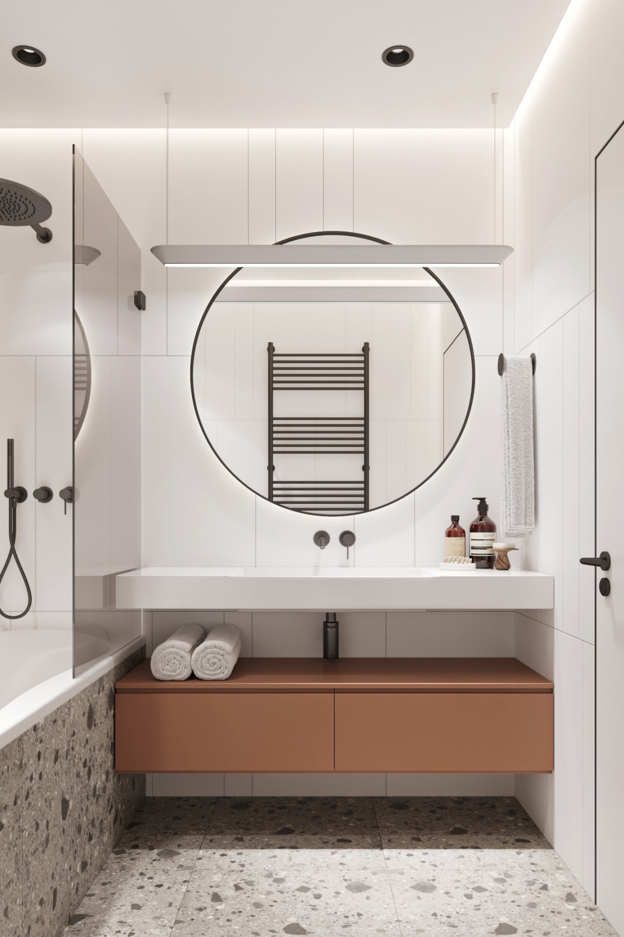 65平 简约白色系空间设计！-19