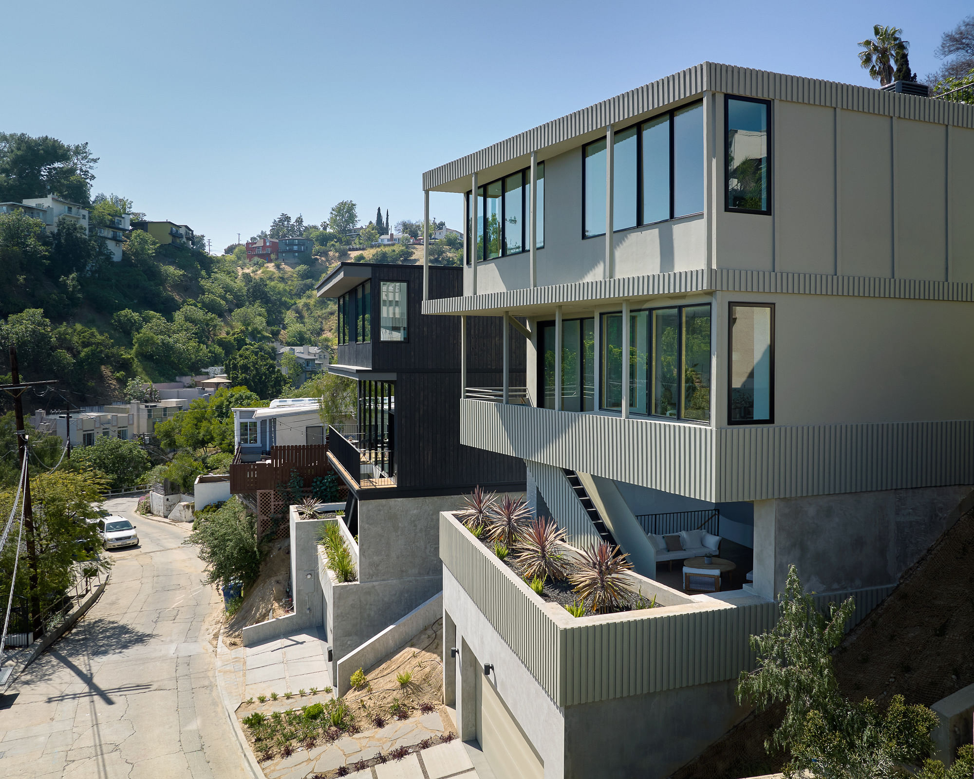 FreelandBuck洛杉矶山坡住宅设计丨美国洛杉矶-16