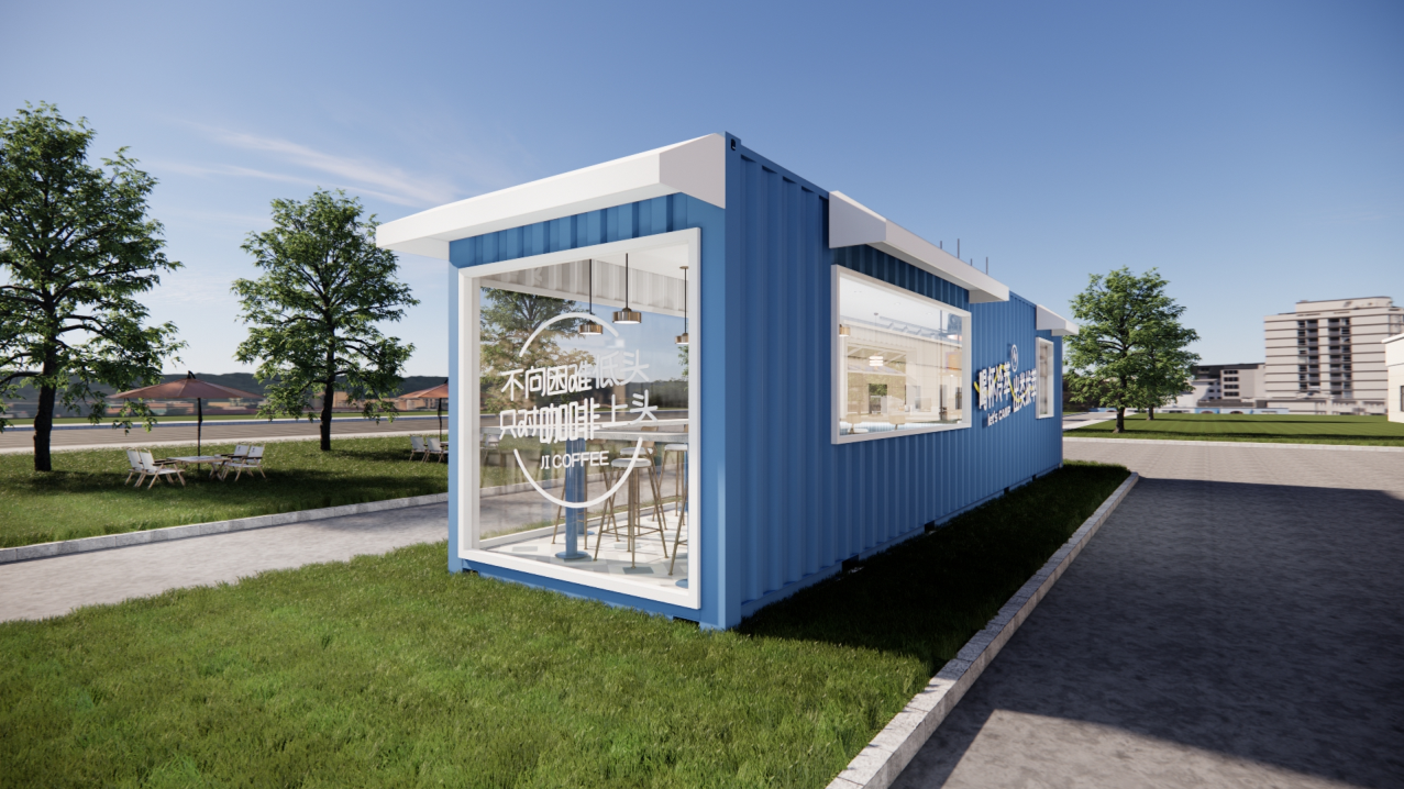 工业供水公司集装箱改造咖啡店丨中国宁波-11