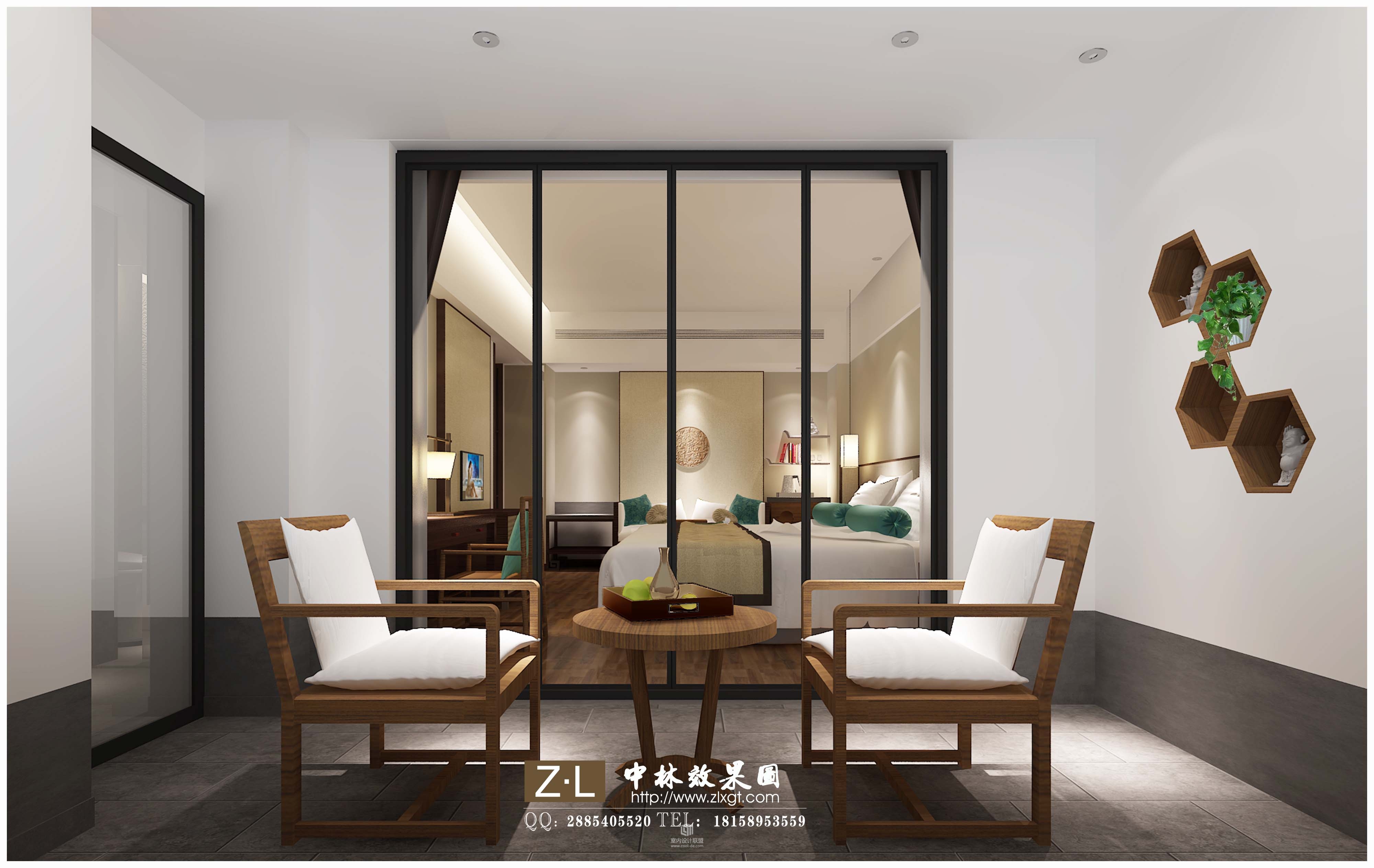 ■■■■■史上最牛X的简约中式禅意酒店效果■■■■■-17