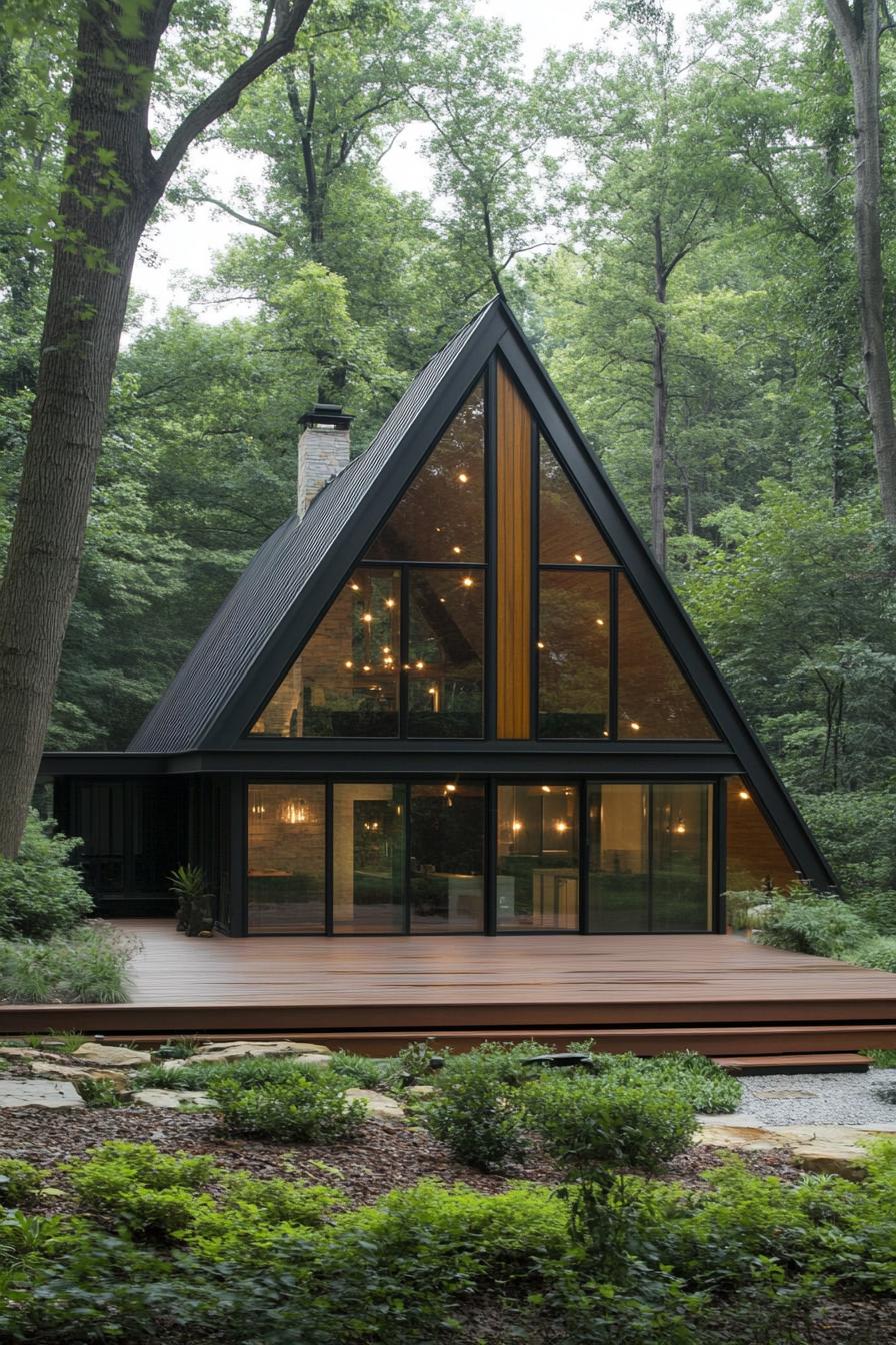 26座Aframe风格自然爱好者小屋丨BuildGreenNewHomes-41