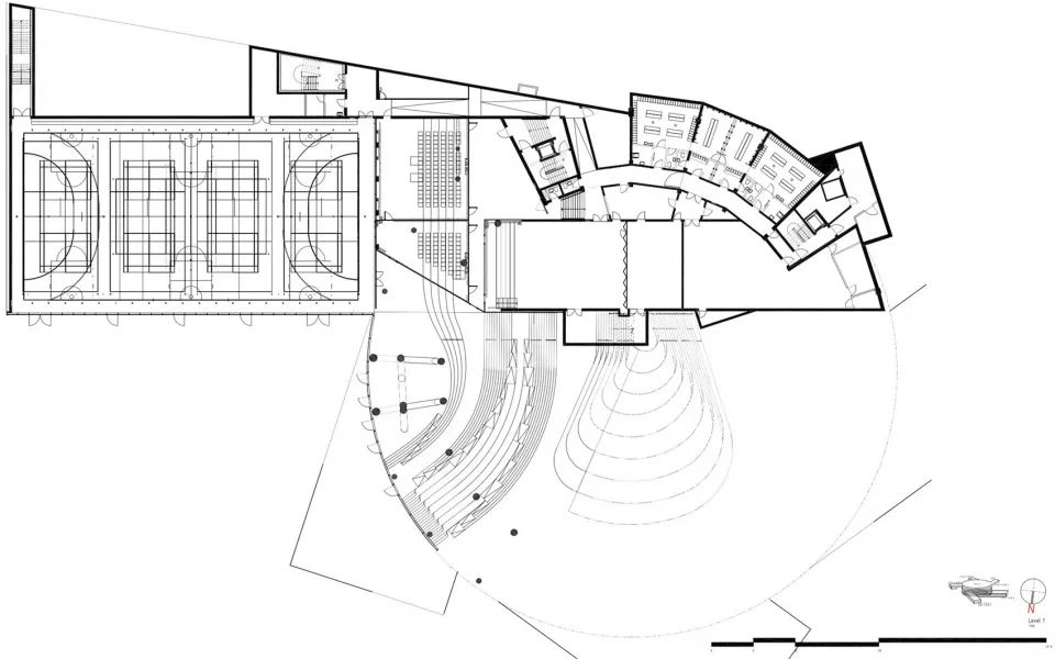 BIG 新作-GLASIR 托尔斯港学院 | 漩涡式建筑融入法罗群岛景观-64