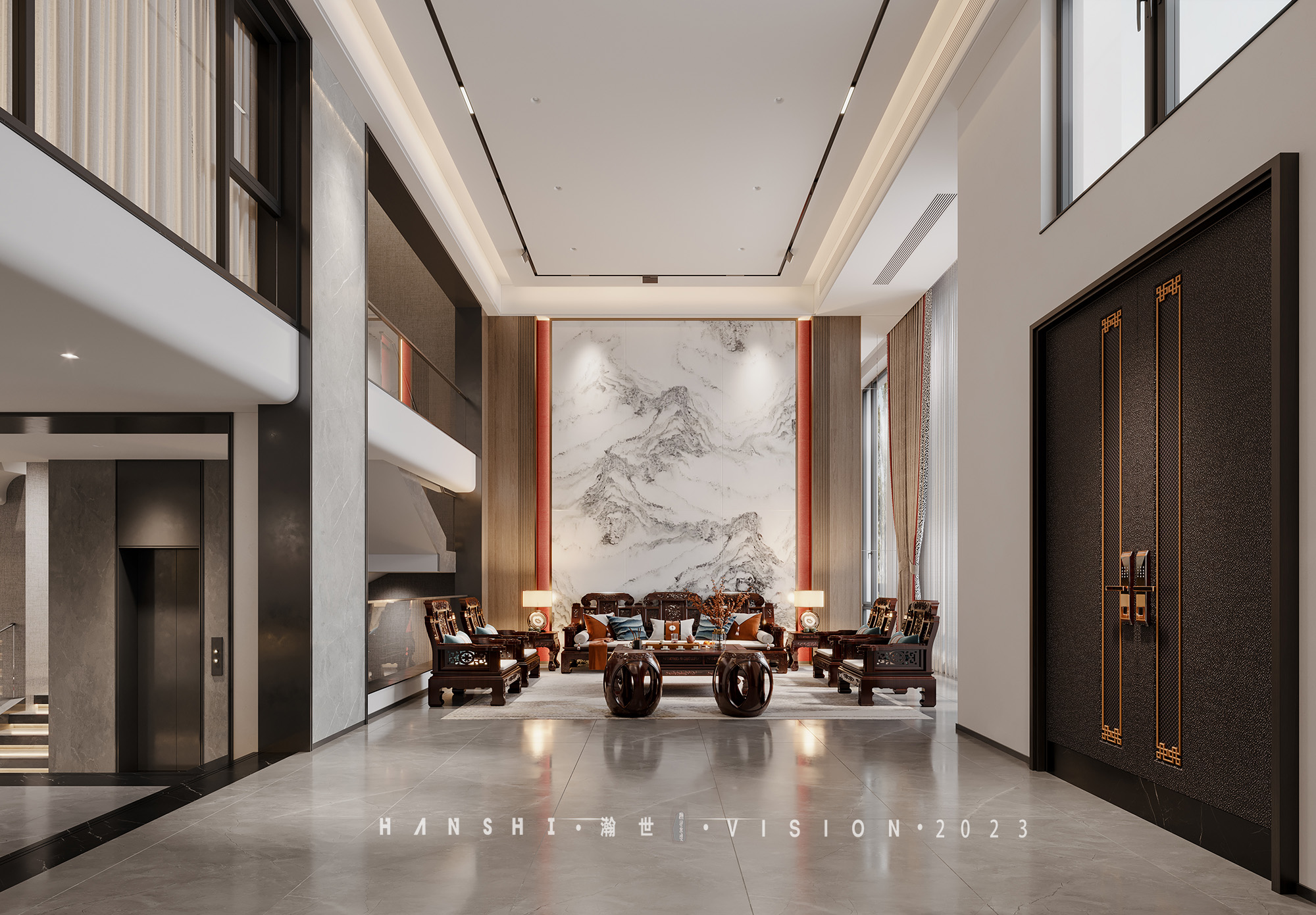 家装别墅设计案例-33