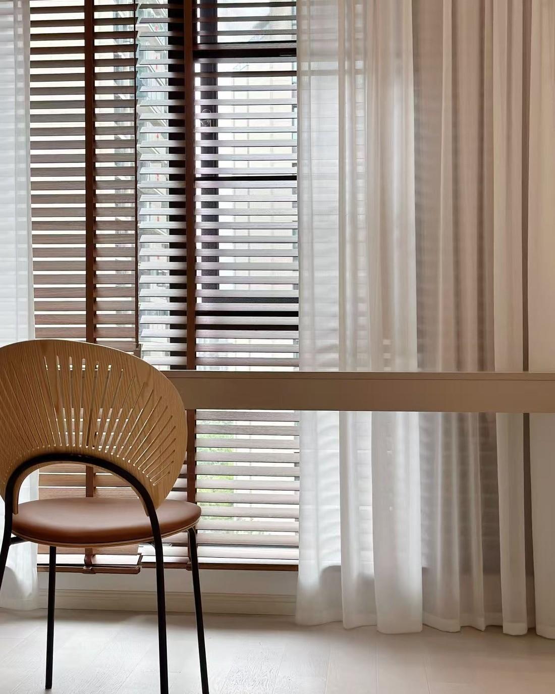 客厅里的书房,轻法式精装房改造-30