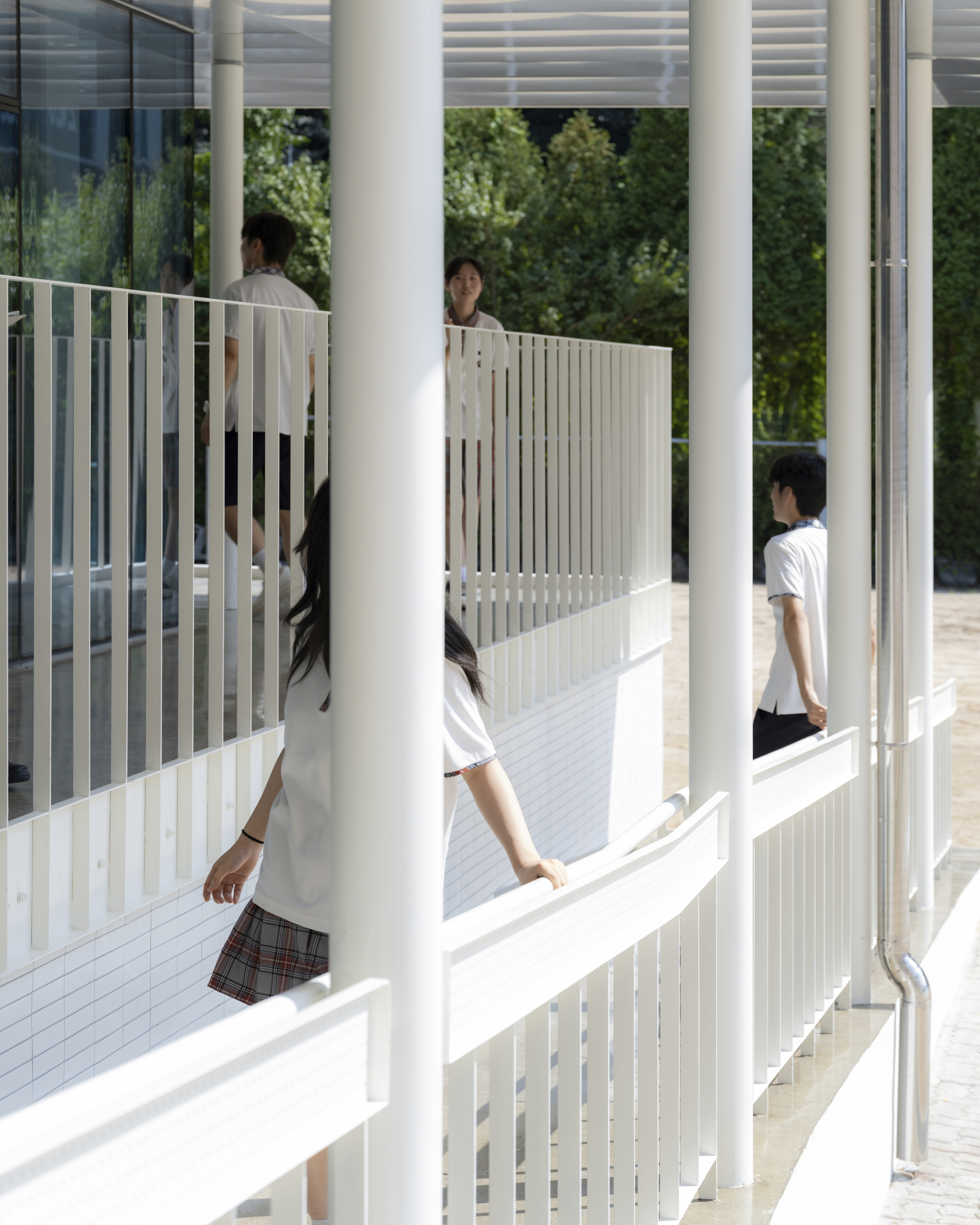 Mirae High School of Science & Technology Cafeteria Extension 高中学校食堂丨Bare Ground Architects-29