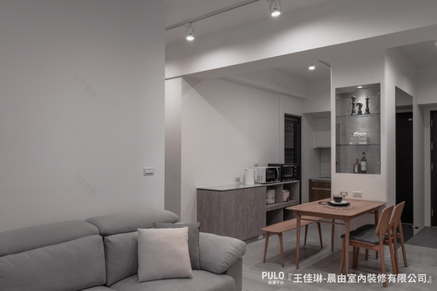 台南20坪全新屋室内设计装潢丨中国台南丨晨由室内装修有限公司(设计师王佳琳)-71
