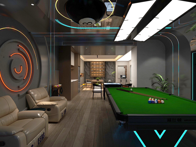 济南世茂天悦公寓地下室改造丨中国济南-7