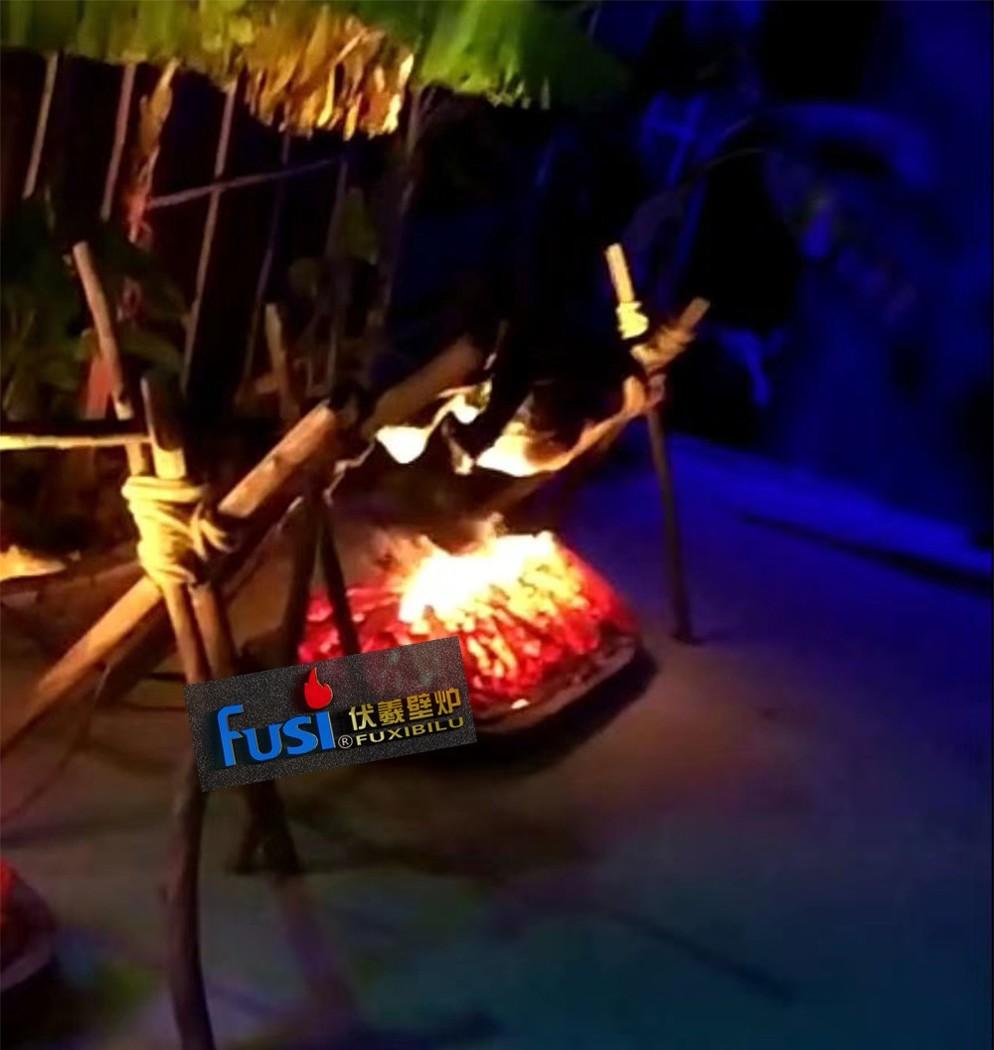 珠海长隆海洋王国雾化壁炉篝火主题乐园-10