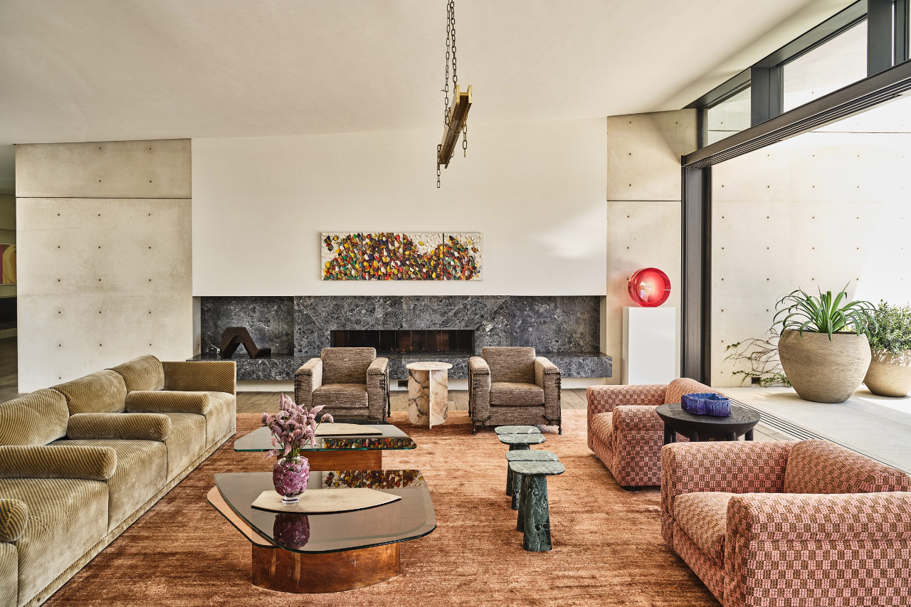 混凝土别墅设计丨美国洛杉矶丨asastudio,Kelly Wearstler-19